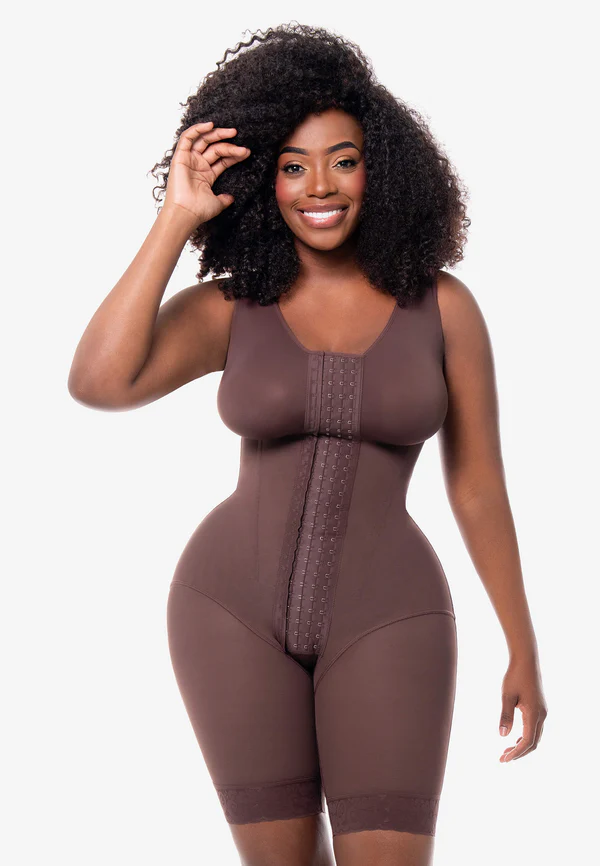 Hourglass shapewear with Amethyst bra and mid-thigh clasps | FJ001RA